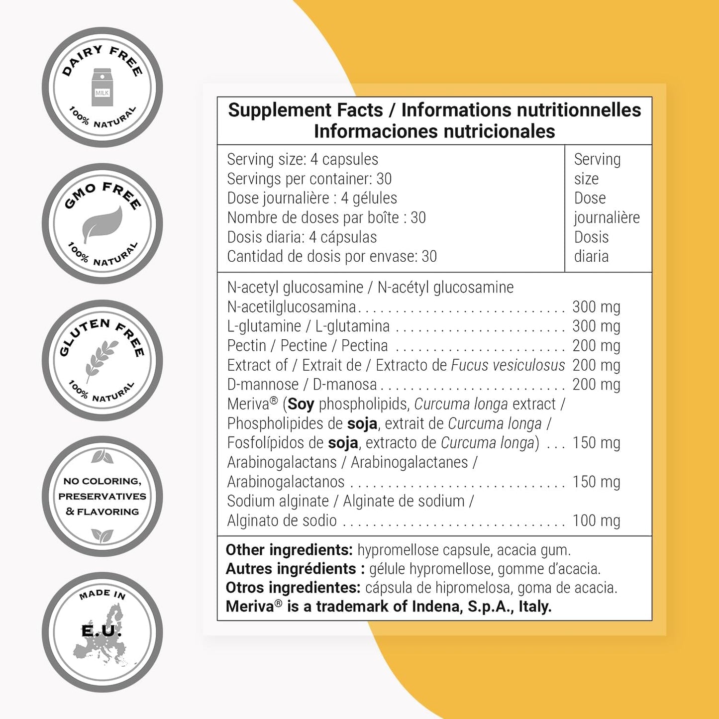 Supersmart Lectin Flush – Lectin Blocker Supplement for Digestive Support & Detox – Non-GMO & Gluten-free – 120 Vegetarian Capsules - görsel 4