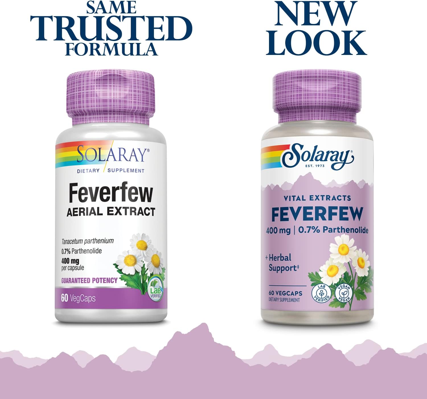 SOLARAY Feverfew Extract 400 mg – Standardised Parthenolide for Healthy Circulation & Head Comfort - görsel 2