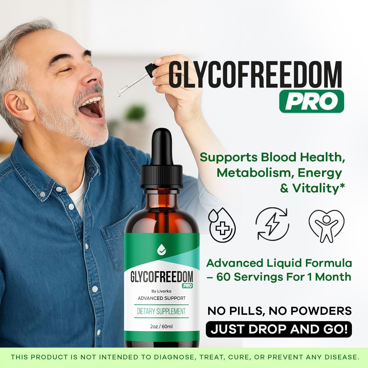 GlycoFreedom Drops – Advanced Formula Liquid Supplement, 5 Bottles - görsel 2