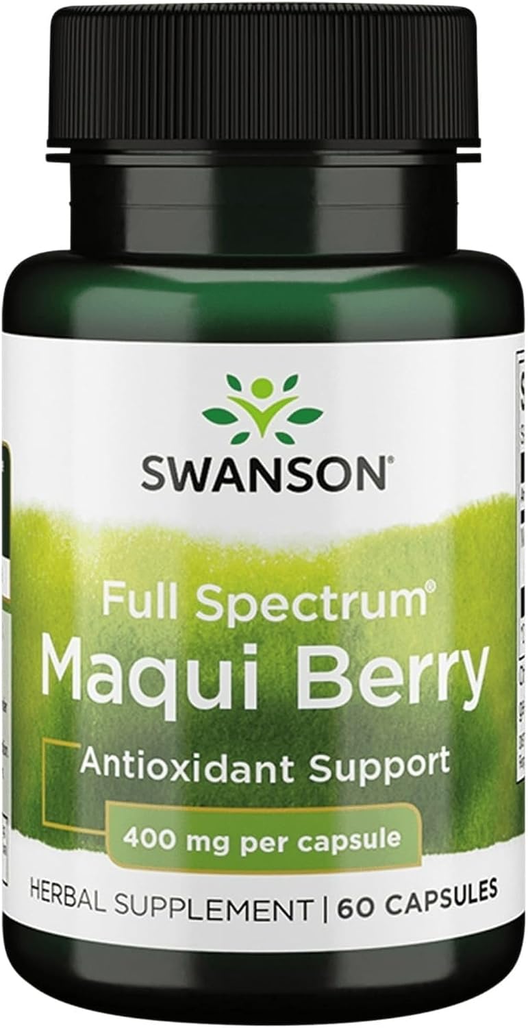 Swanson Full Spectrum Maqui Berry 400 mg 60 Capsules - görsel 1