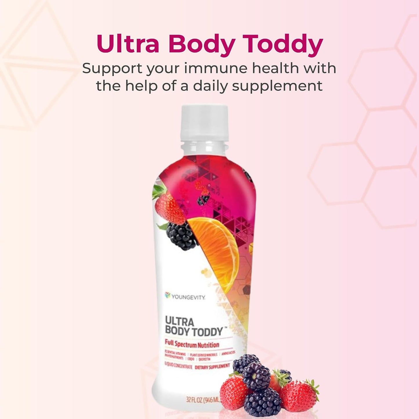 Youngevity Ultra Body Toddy™ - 100+ Nutrient Mega Multivitamin Mineral Supplement for Men and Women - Enhanced Absorption - Phytonutrients - Amino Acids (2 x 946 ml) - görsel 2