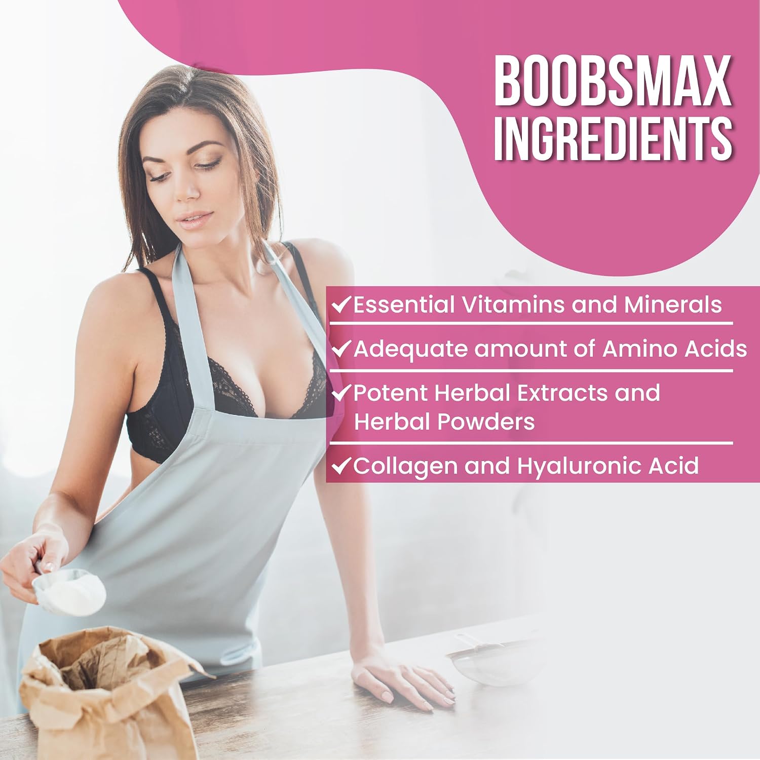 BOOBSMAX Natural Bust Enhancement Tablets - görsel 3