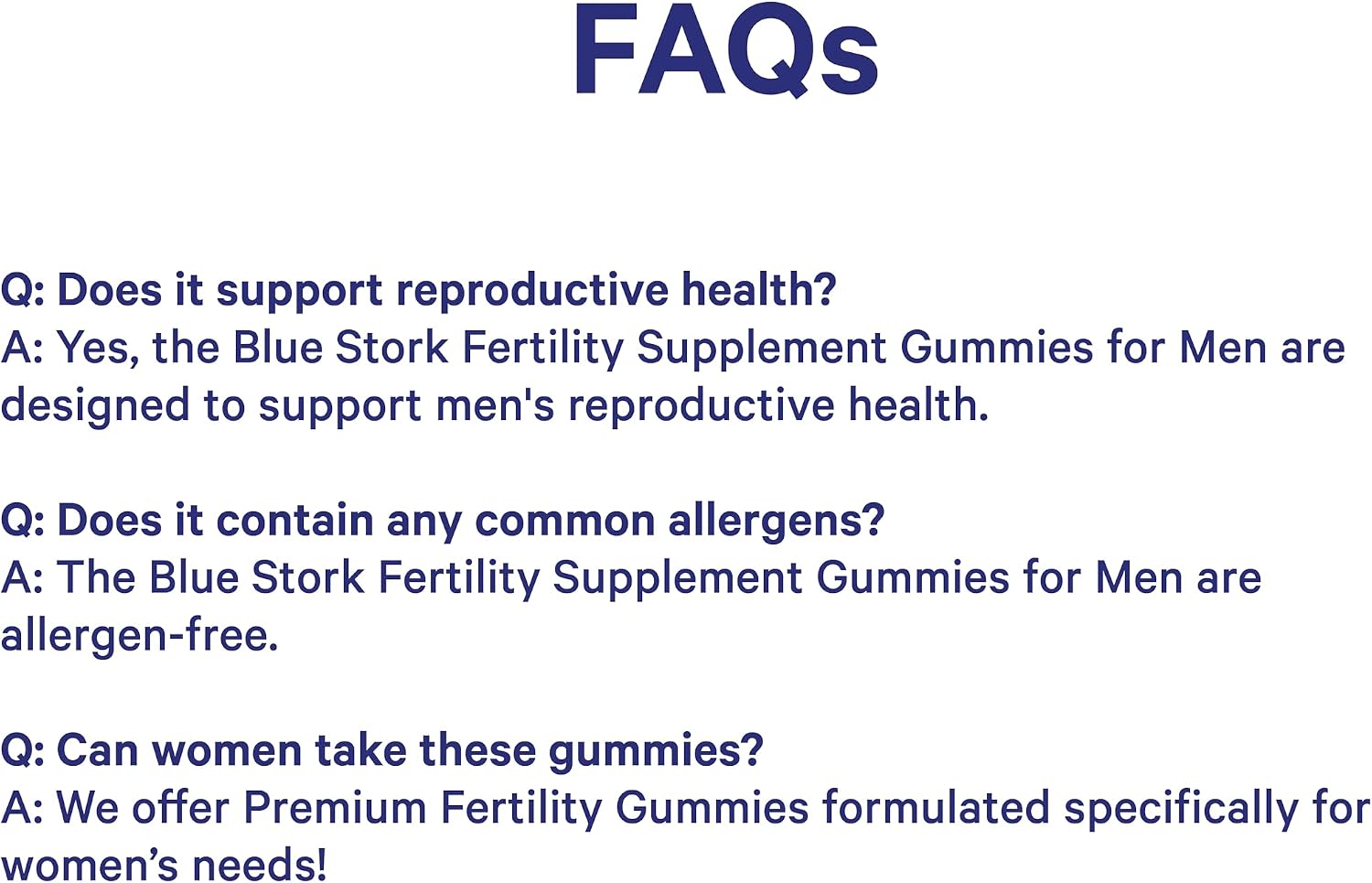 Blue Stork Fertility Supplement Gummies for Men – Male Prenatal Vitamins, Conception Support for Him – 90 Gummies - görsel 8
