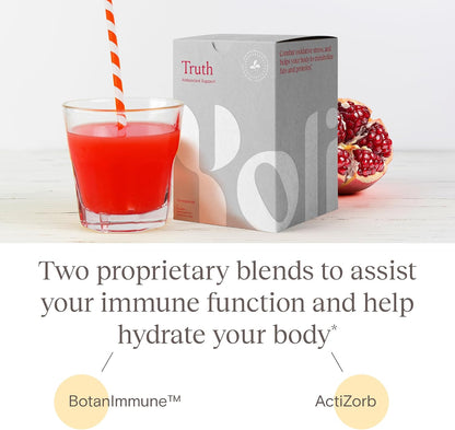 Yoli Truth Antioxidant and Immune Support Supplement with Vitamin C, Botanicals, Superfruits, and Minerals – Pomegranate, 30 – Image 7