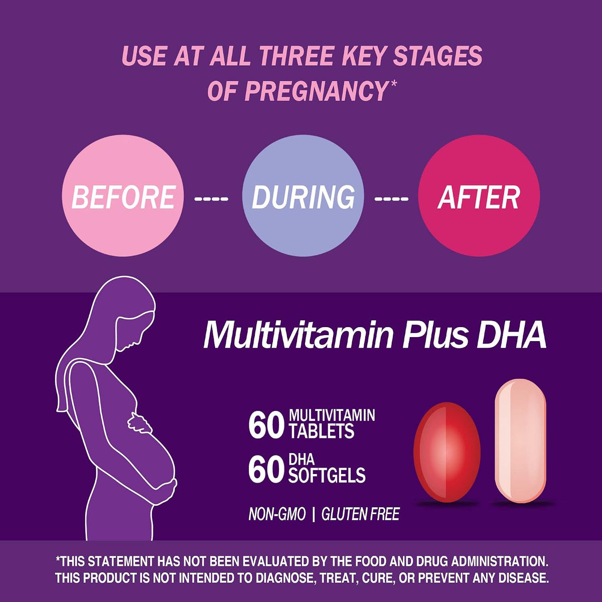 21st Century Antenatal with DHA - 120 Tablets & Softgels - görsel 2