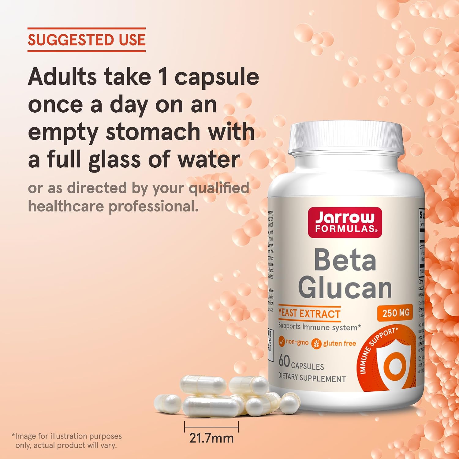 Jarrow Formulae Beta Glucan – Immune Support (60 Capsules) - görsel 7