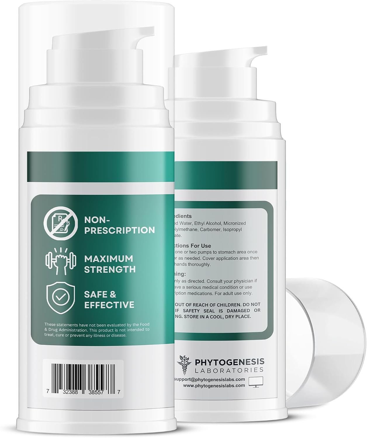 Phytogenesis DIM 90 Topical Gel – 90mg Diindolylmethane Hormone Support - görsel 2
