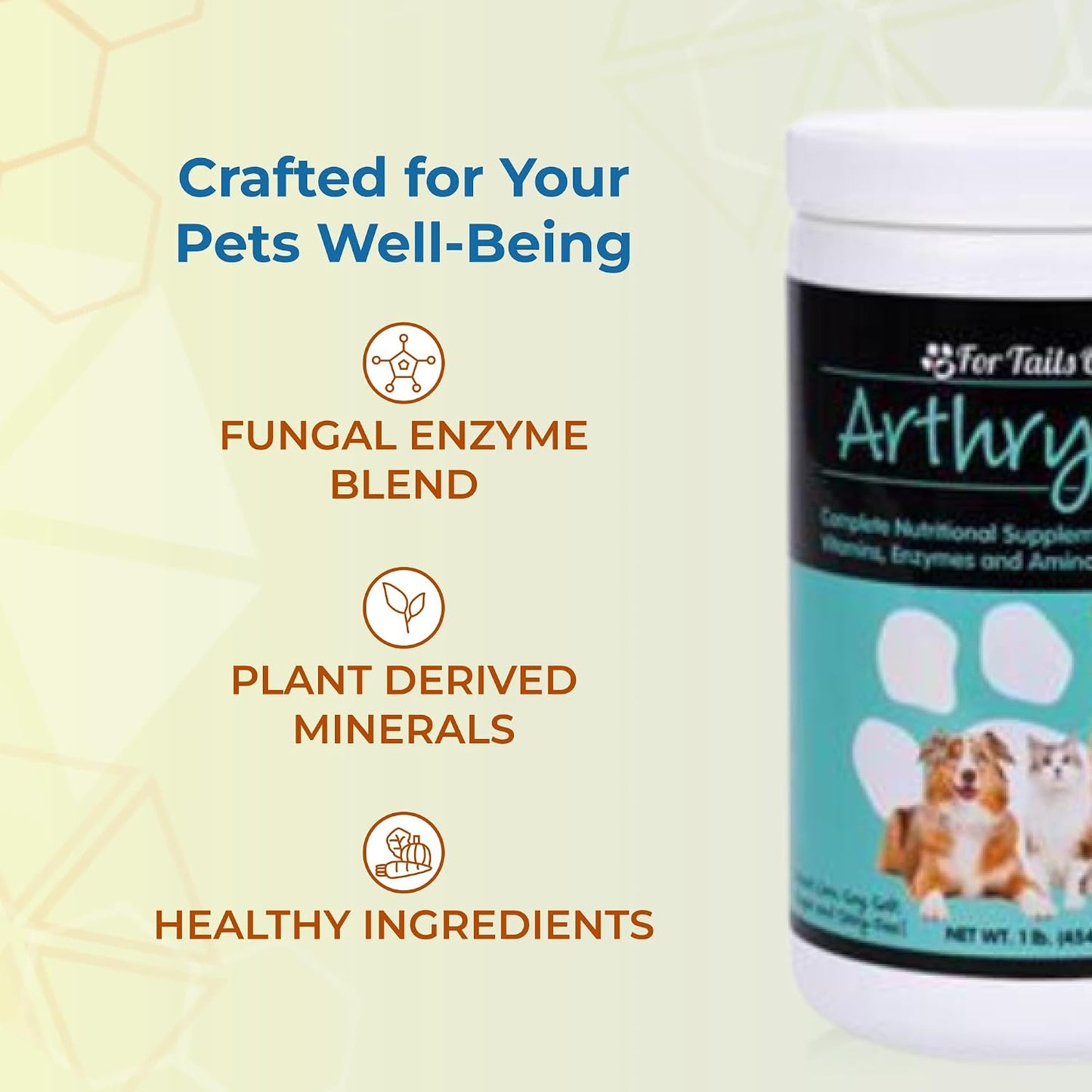 Arthrydex Complete Nutritional Supplement for Dogs and Cats – 1 lb Canister (Pack of 2) - görsel 5