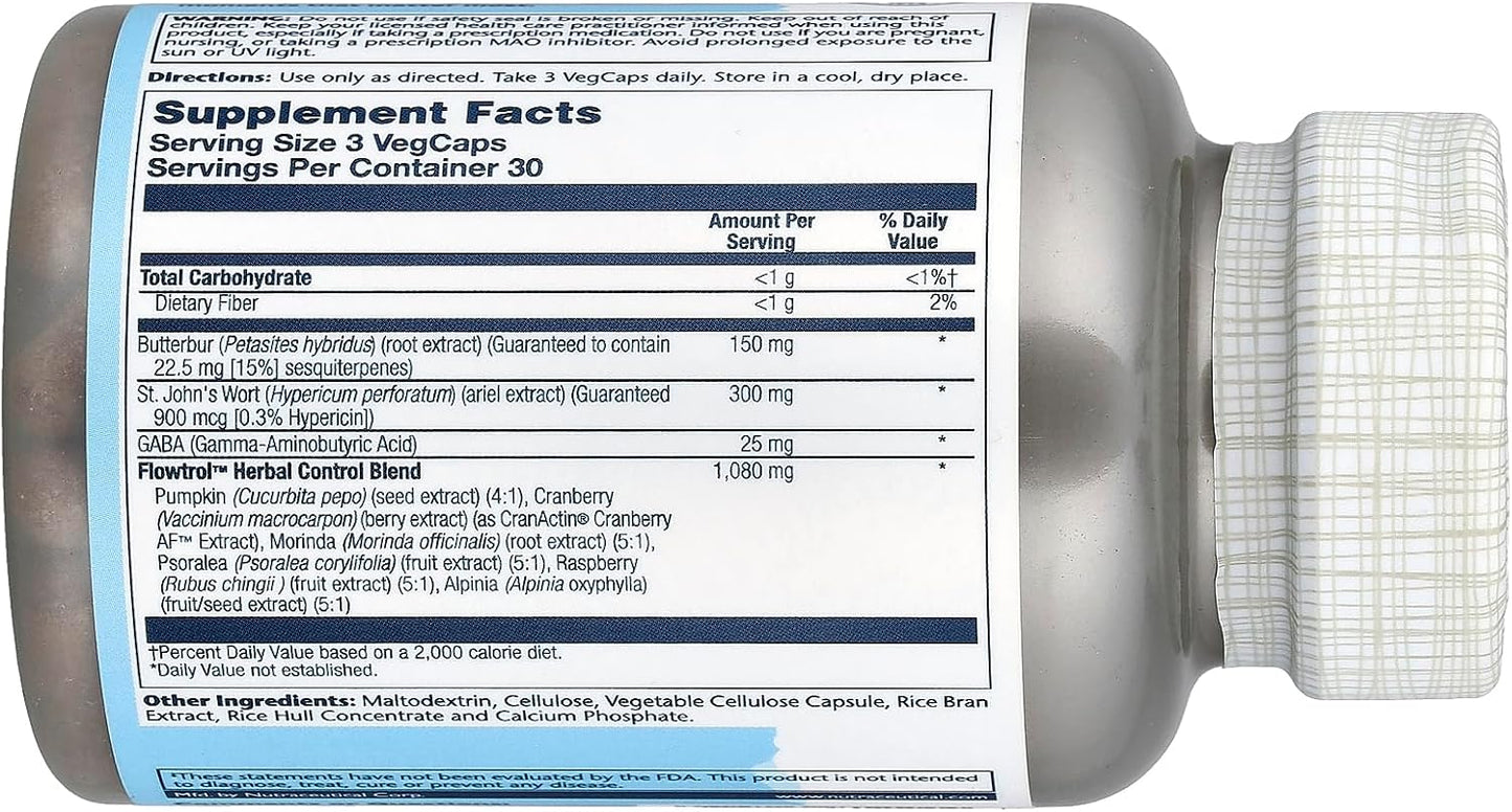 SOLARAY Continence Max with Flowtrol, Vegetable Capsules (Carton) | 90 Count - görsel 2