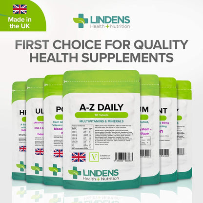 Lindens Multivitamin A-Z Daily Tablets - 90 Tablets