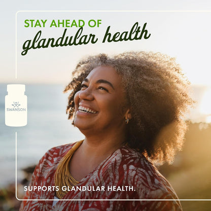 Swanson Raw Pituitary Glandular 80 mg 60 Capsules (2 Pack)