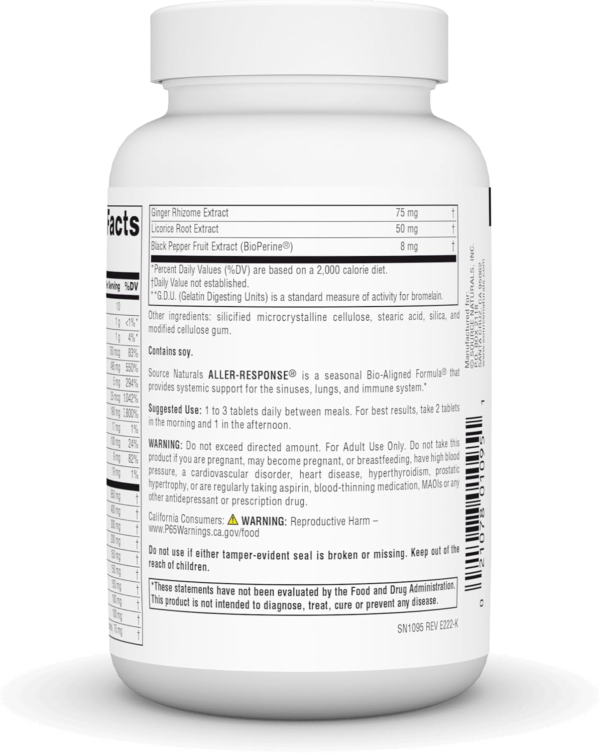 Source Naturals Aller-Response – Seasonal Immune Support – 90 Tablets - görsel 3