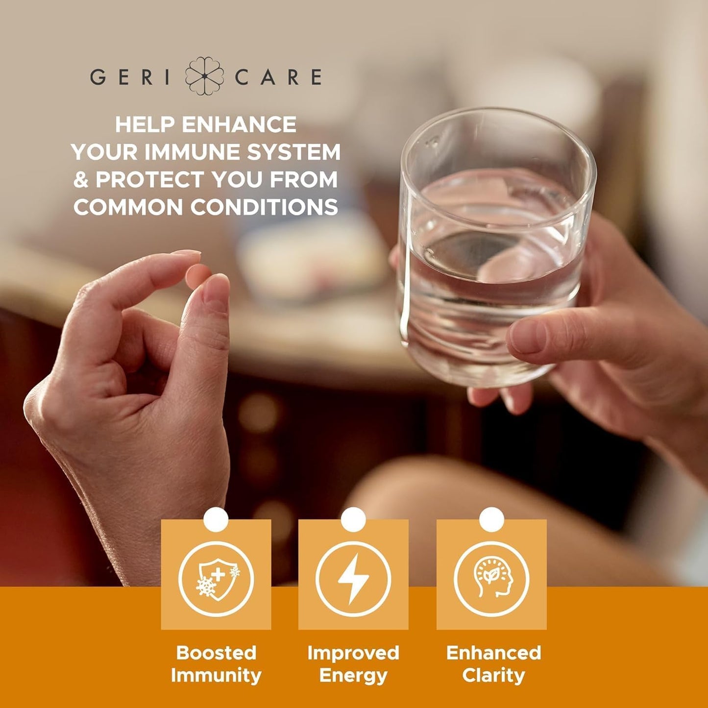 GeriCare One-Daily Multivitamins with Minerals for Men and Women - 1000 Tablets - görsel 5