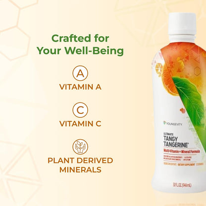 Youngevity Majestic Earth Ultimate Tangy Tangerine Liquid Multivitamin, 950 ml