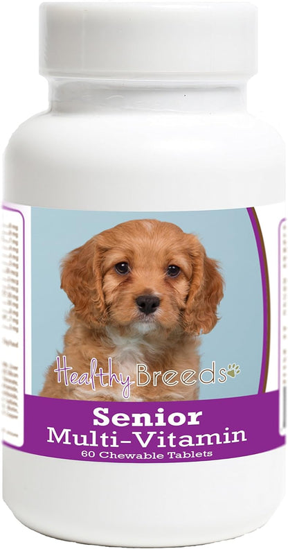 Healthy Breeds Cavapoo Senior Dog Multivitamin Tablets (60 Tablets)
