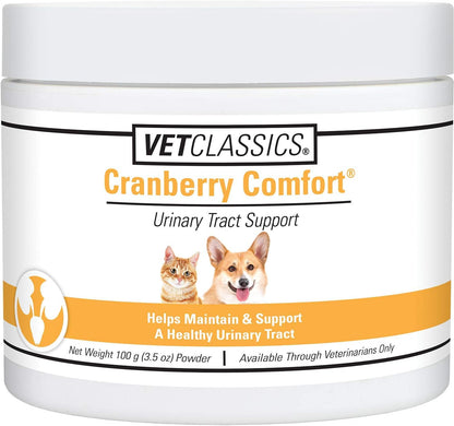 Cranberry Comfort Urinary Tract Pet Supplement for Dogs and Cats, 3.5 oz Powder
