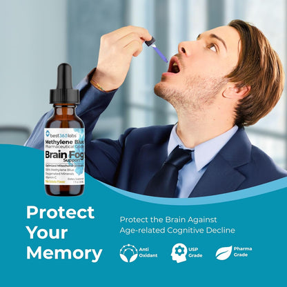 Be-Onguard Methylene Blue Liquid Supplement with Vitamin C
