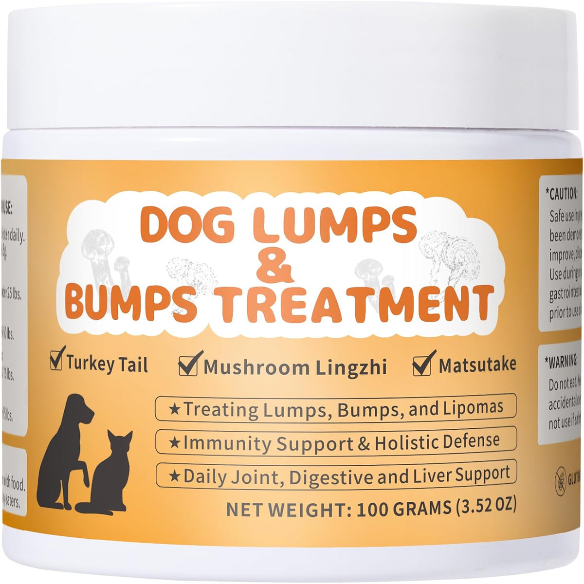Mushroom Powder for Dogs – Supports Digestive & Immune Health, Mobility, and Skin Wellness (100 g) - görsel 1