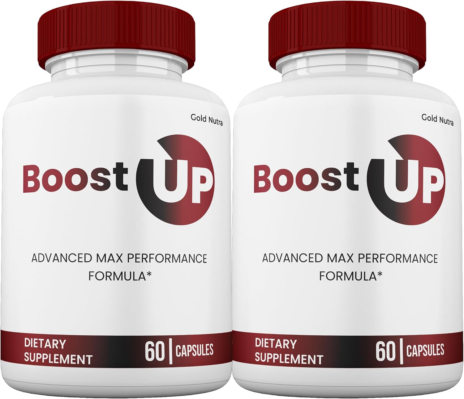 Gold Nutra Boost Up Capsules, All Natural Food Supplement, Maximum Strength, 60 Capsules (2 Pack) - görsel 1