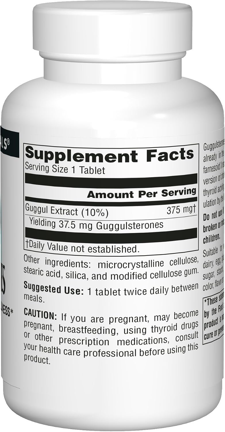 Source Naturals Guggulsterones – 37.5 mg, 120 Tablets - görsel 2