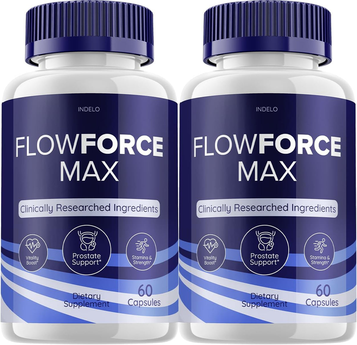FlowForce Max - Advanced Energy Supplement for Men (2 Pack, 120 Capsules) - görsel 1