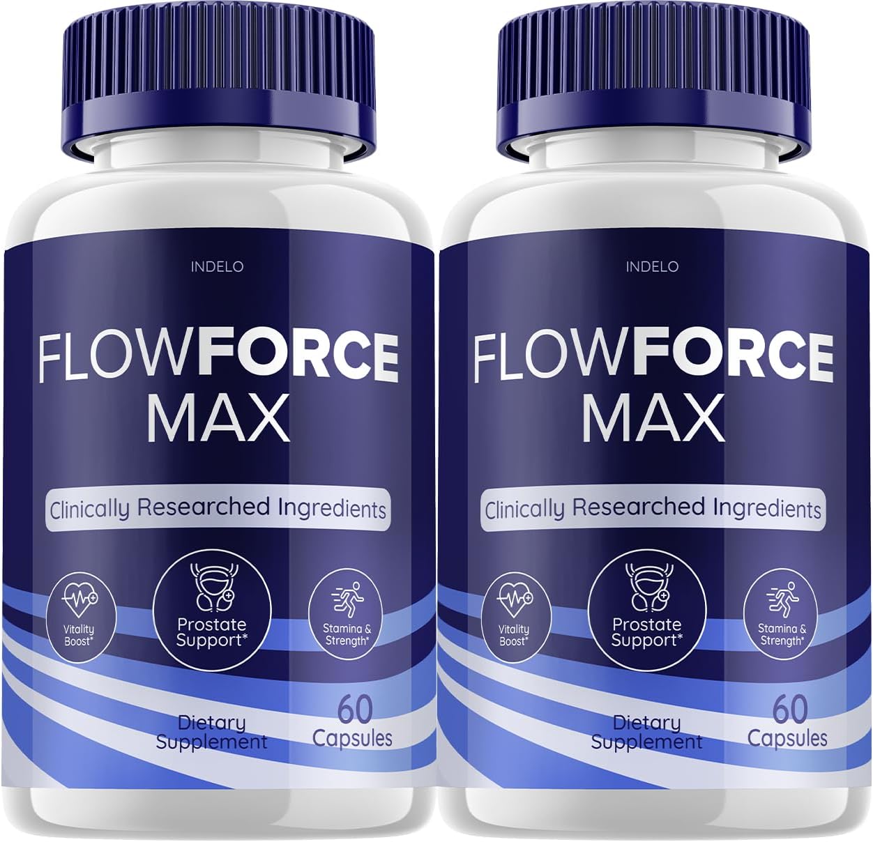 FlowForce Max - Advanced Energy Supplement for Men (2 Pack, 120 Capsules) - görsel 1