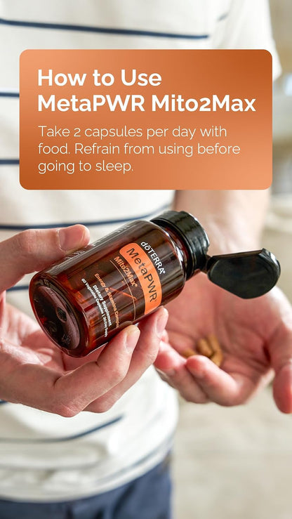 doTERRA MetaPWR Mito2Max Energy Supplement - 60 Capsules