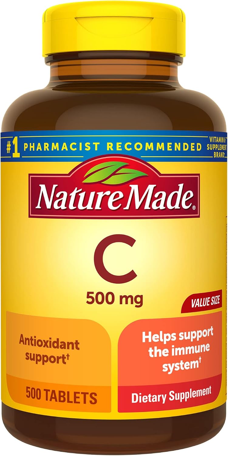 Nature Made Vitamin C 500 mg Tablets, 100 Tablets - görsel 9
