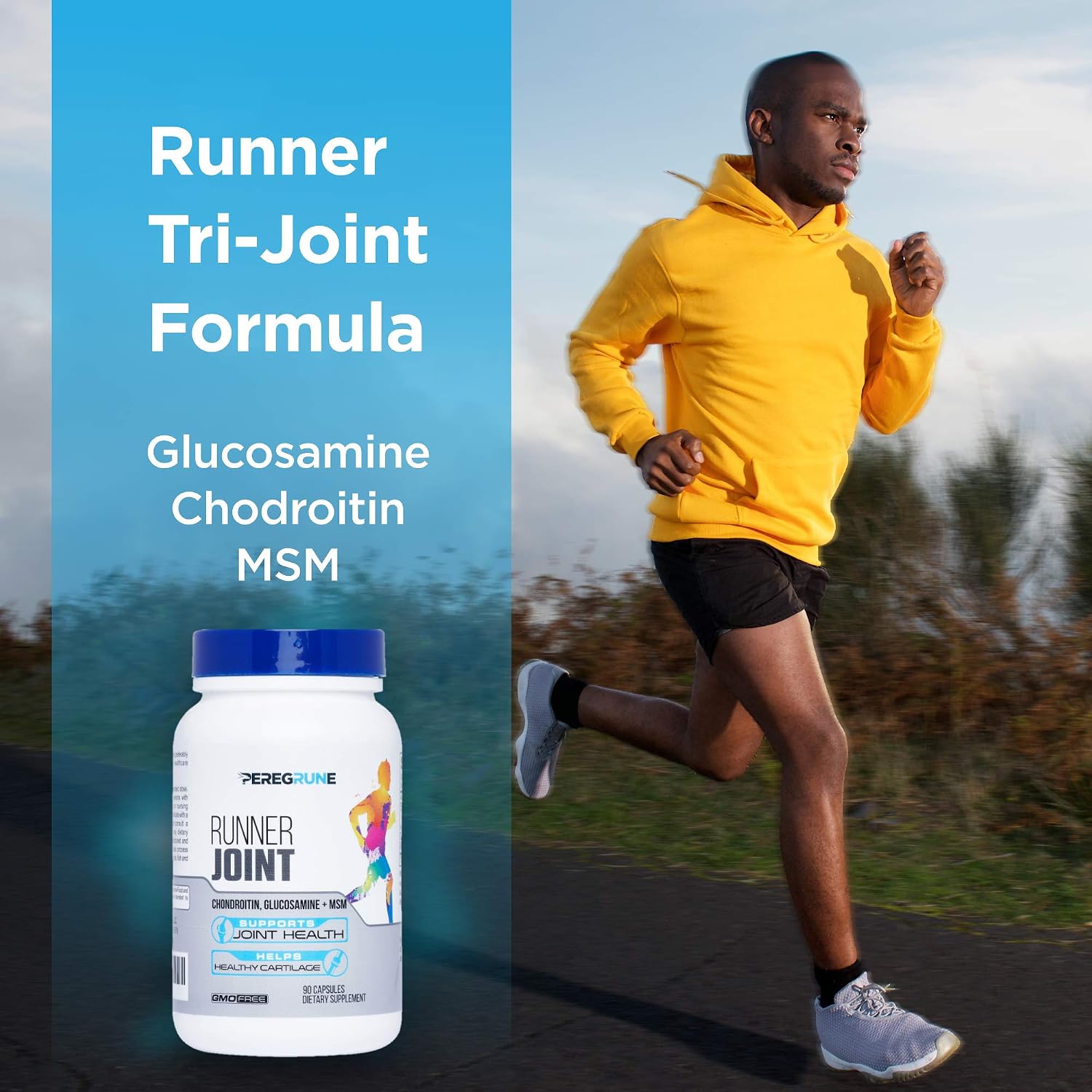 Runner Multivitamin & Joint Support Supplement | Antioxidants, Complete B-Complex | Glucosamine, Chondroitin & MSM | GMP Certified - görsel 8