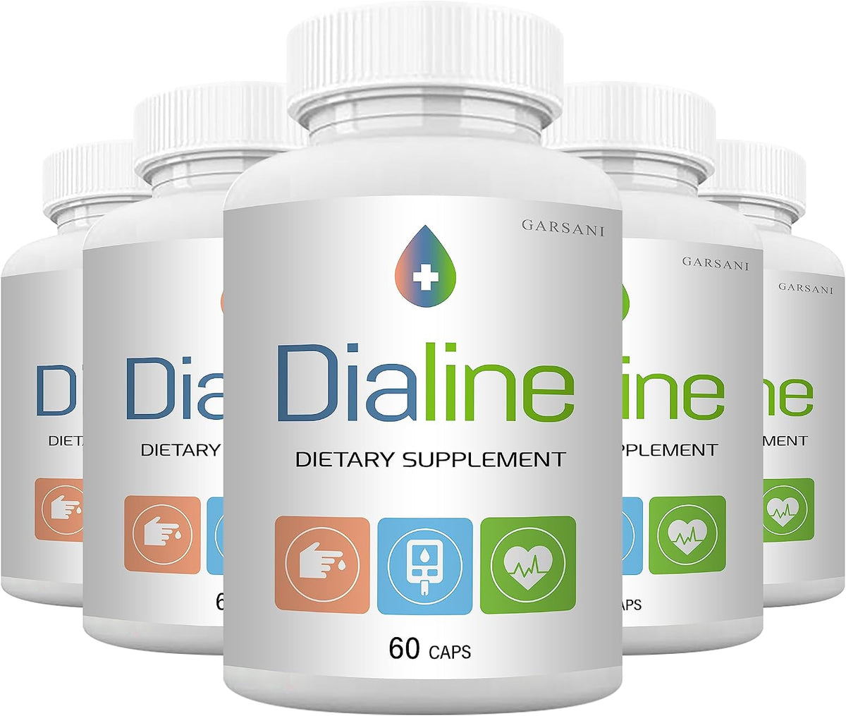 Dialine - Dialine Advanced Supplement Capsules (5 Pack, 300 Capsules) - görsel 1