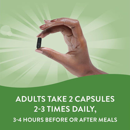Nature's Way Activated Charcoal, 560mg per Serving, 360 Capsules