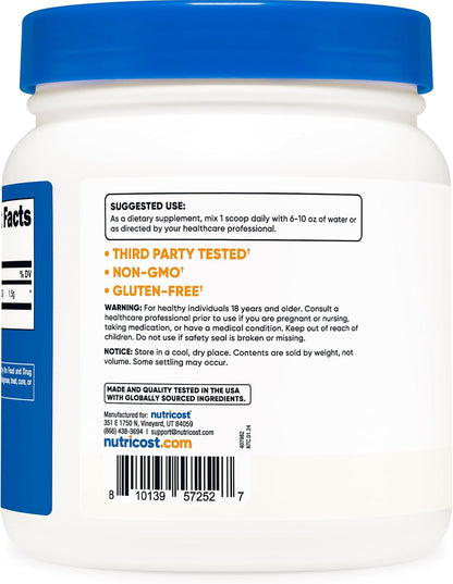 Nutricost Betaine Anhydrous (TMG) Powder, 500 g
