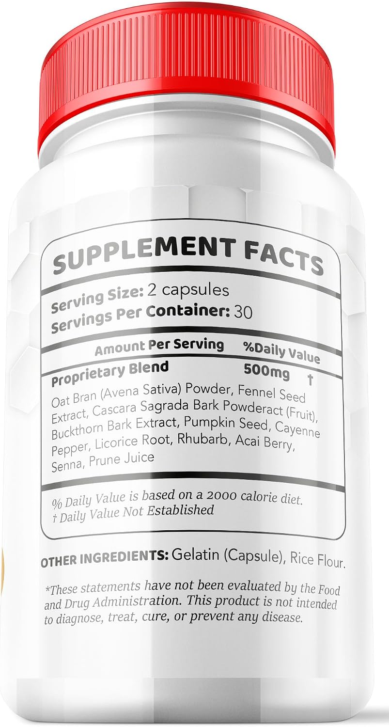 5 Pack - Carbofix Capsules, 60 Capsules per Bottle for 30 Days - görsel 6