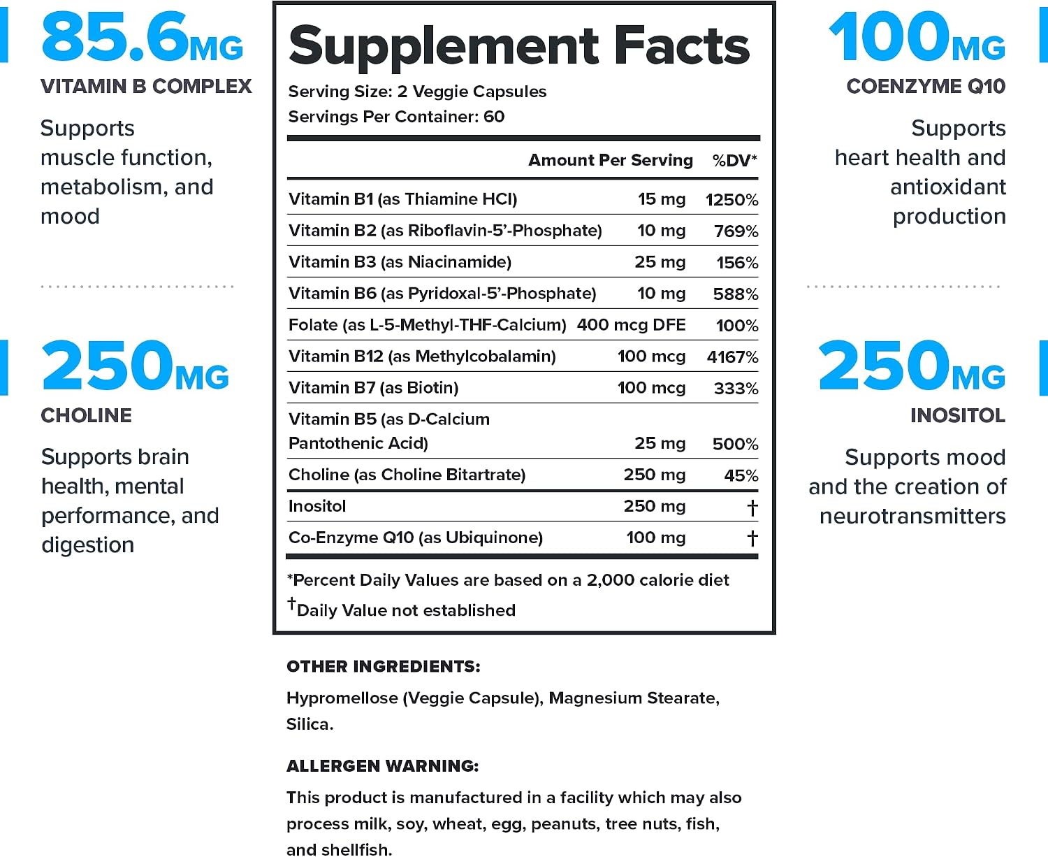 LEGION Vitamin B-Complex - 120 Capsules - görsel 2