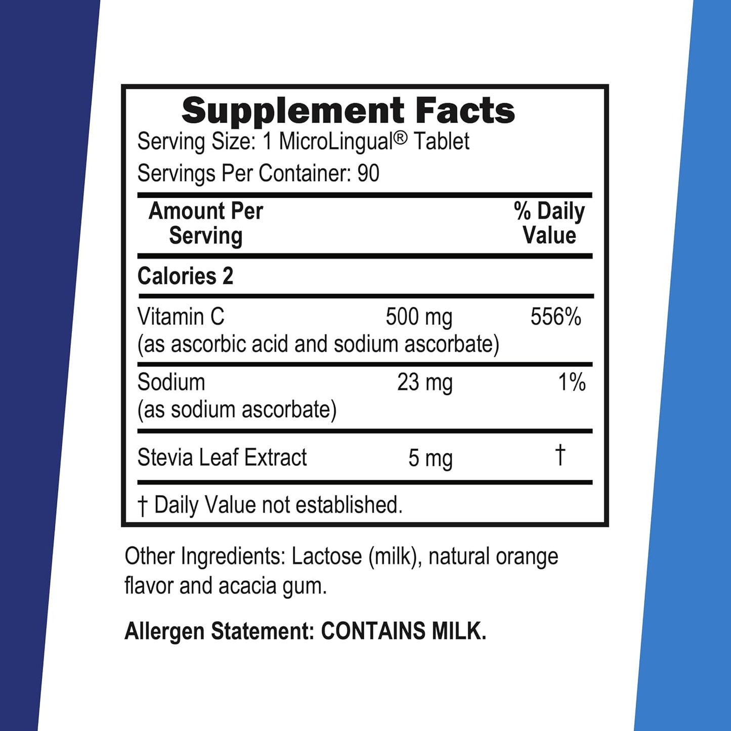 Superior Source Vitamin C 500 mg Tangy Orange Melts - 90 Sublingual Tablets - görsel 2