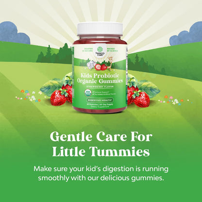 Natures Craft USDA Organic Kids Probiotic Gummies - 60 Count