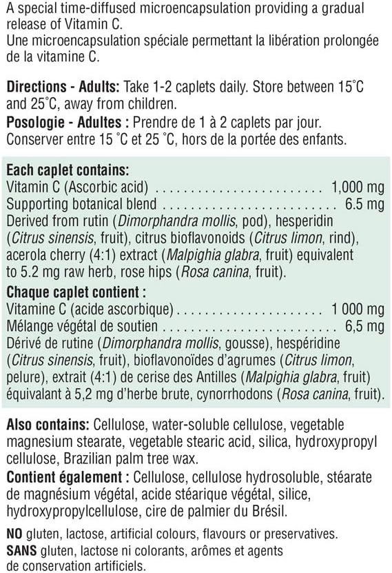 Jamieson Vitamin C 1,000 mg Timed Release - görsel 3