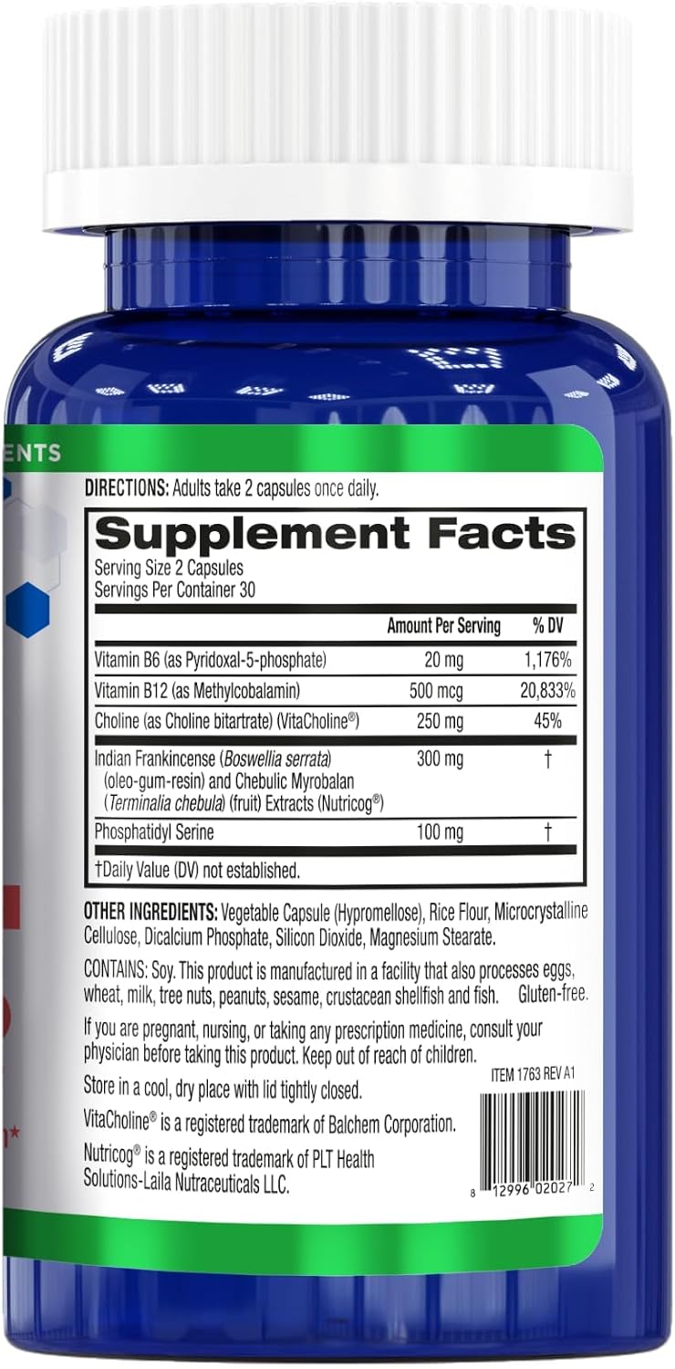 BioTrust Eternal Mind Brain Supplement for Memory & Focus - 30 Capsules - görsel 8