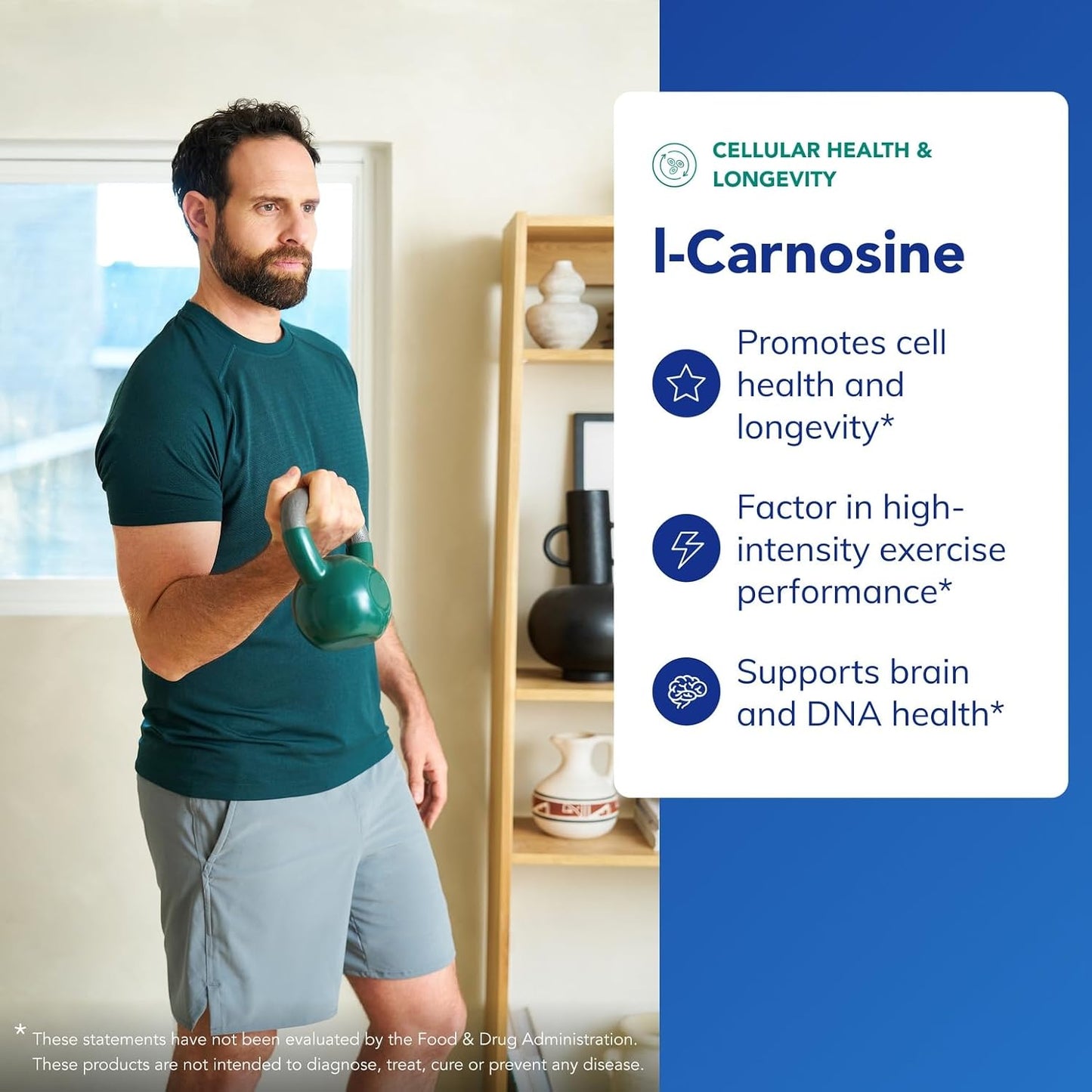 Pure Encapsulations L-Carnosine | Amino Acid Supplement for Joints, Brain, Antioxidant Support, Heart Health and Exercise | 120 Capsules - görsel 3