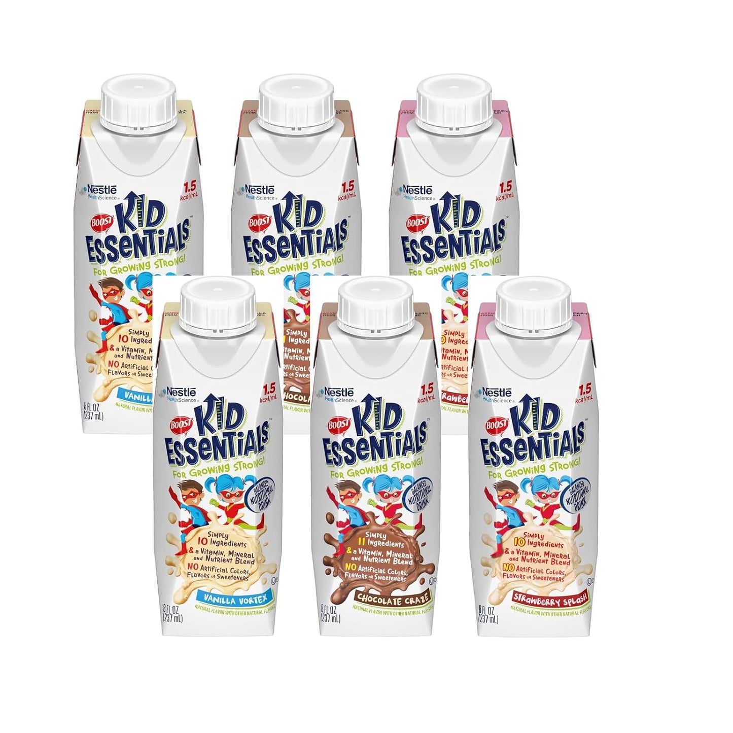 Boost Kid Essentials 1.5 Balanced Nutritional Drink (240ml, Pack of 6, Vanilla) - görsel 6