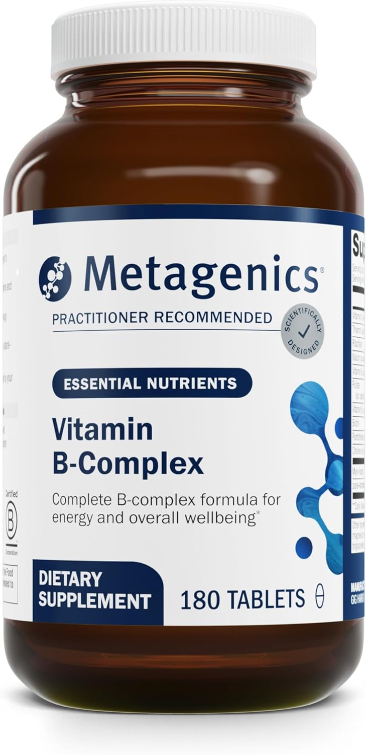 Metagenics Vitamin B-Complex – Active B6 and B12 with Folate, 60 Tablets - görsel 8
