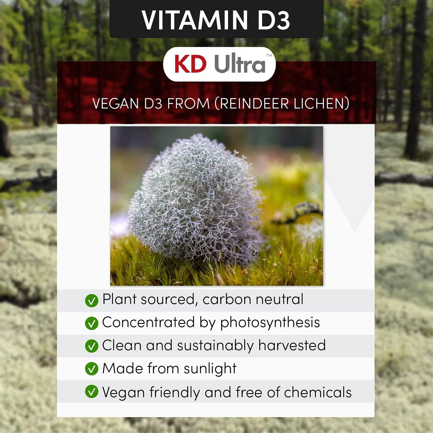 KD Ultra - Full Spectrum Vitamin K2 (MK-4,6,7,9) & Vegan D3, 90 Capsules - görsel 5