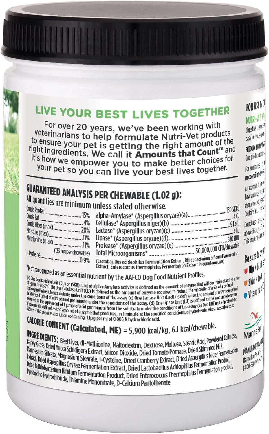 Nutri-Vet Grass Guard Chewables for Dogs (365 Chewable Tablets) - görsel 8