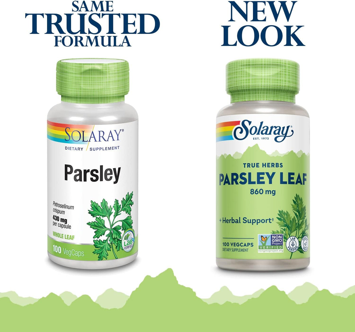 SOLARAY Parsley Capsules, 860 mg, 100 Count - görsel 2