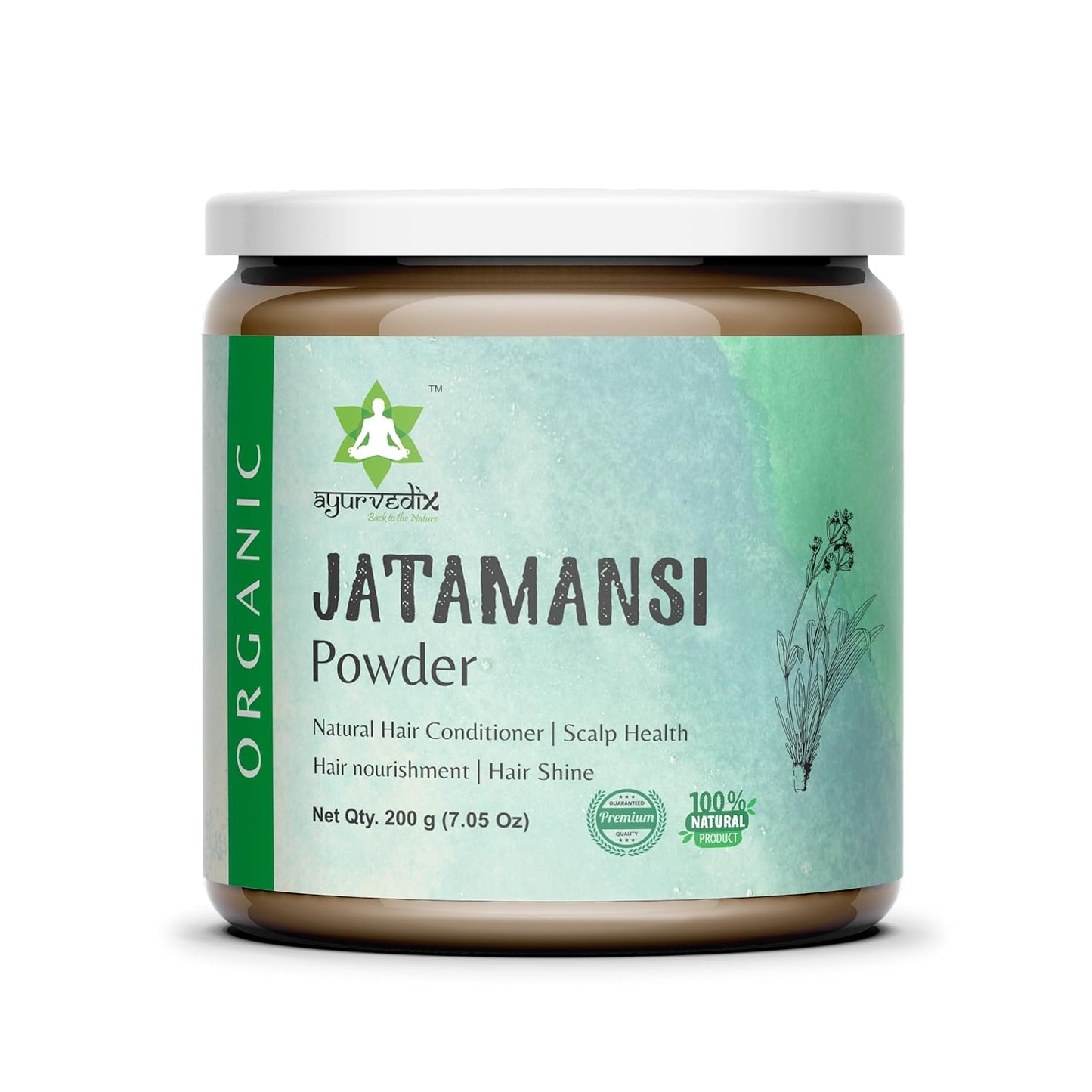 Jatamansi Organic Root Powder – Ayurvedic Hair Care (200g) - görsel 1