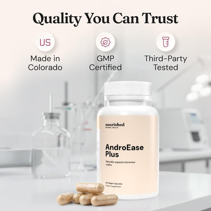 Nourished AndroEase Plus - Vegan Hormone Balance for Women