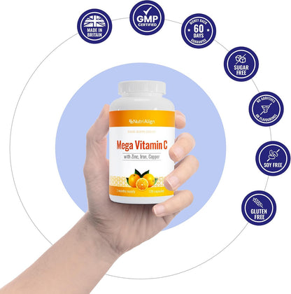 Nutri-Align Mega Vitamin C 1000mg - 120 Capsules