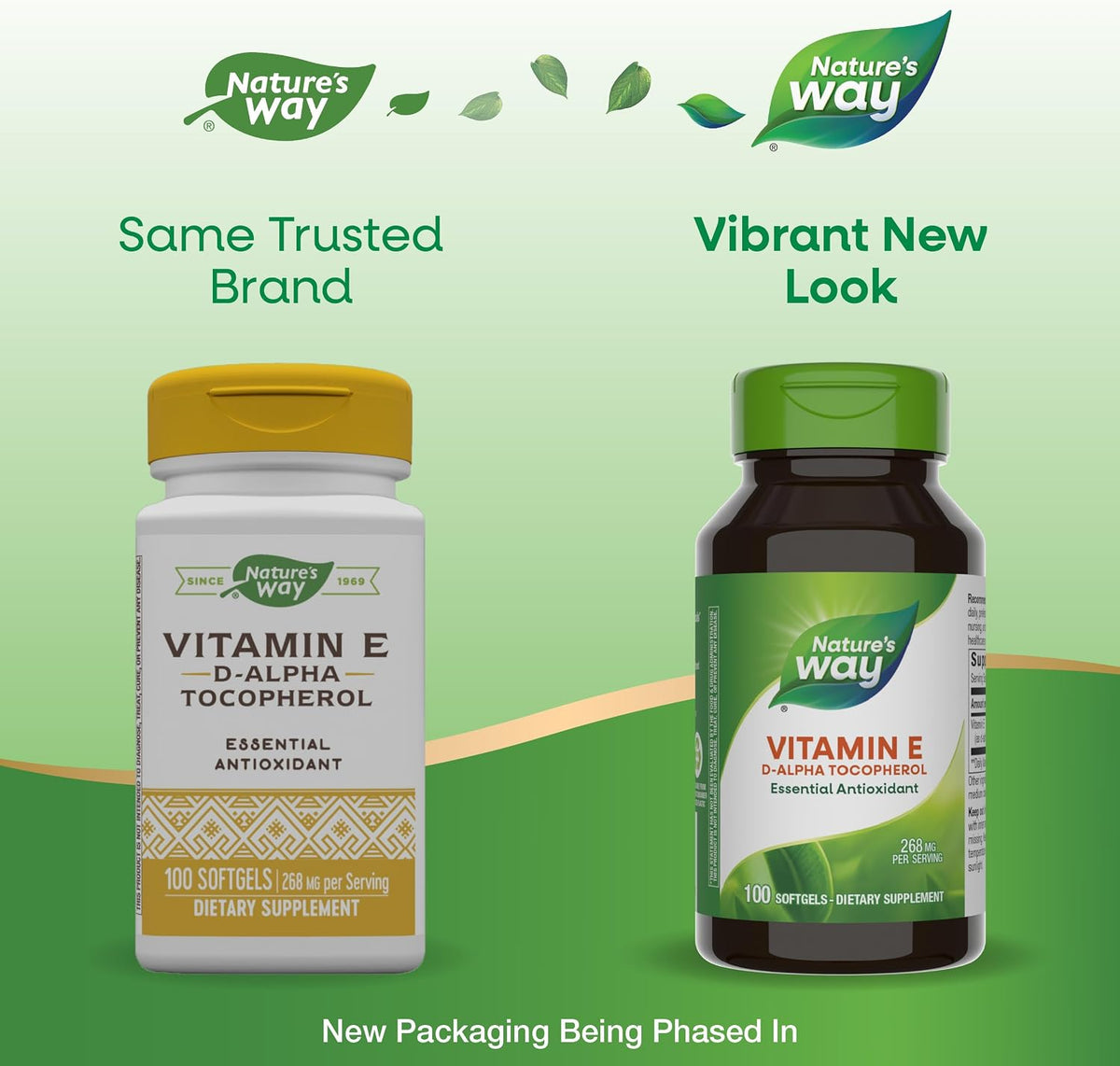 Nature's Way Vitamin E 400 IU, 100 Softgels (Pack of 2) - görsel 3