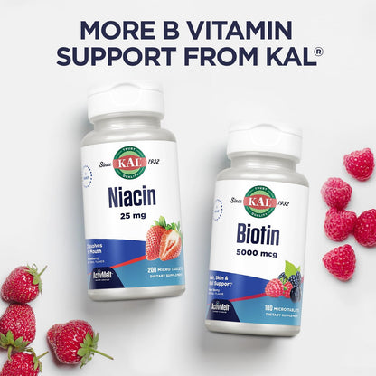 KAL Vitamin B12 Methylcobalamin Lozenges 1000mcg