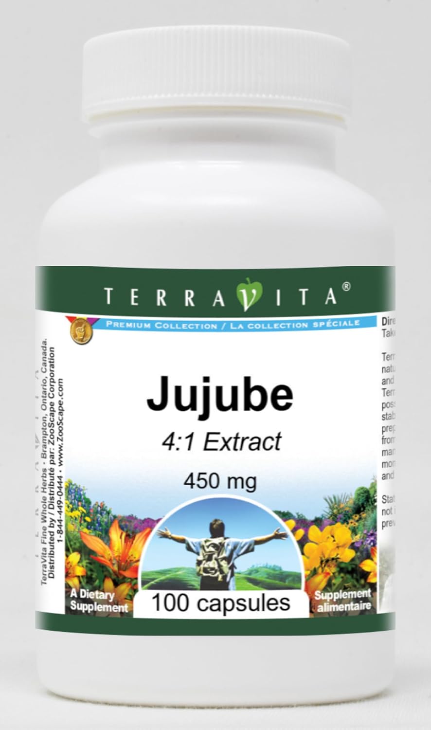 Jujube 4:1 Extract 450 mg (100 Capsules) - görsel 1